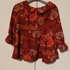 Adorable fall themed dress for baby girl